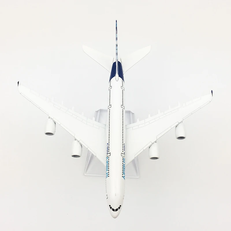free shipping A380 prototype aeroplane model Airbus A380 airplane 16CM Metal alloy diecast 1:400 airplane model toy for children