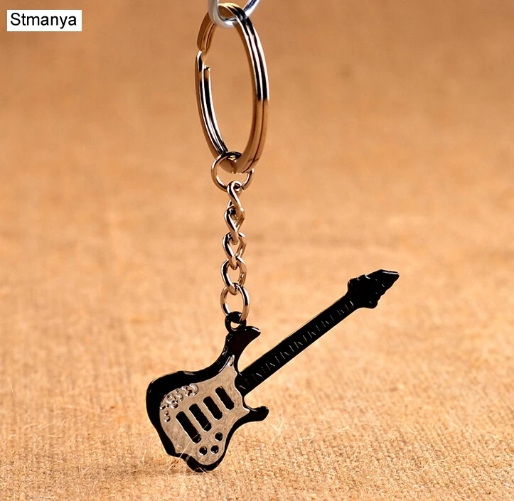 2pcs/Lot New Arrival Cute Hot Guitar instrument violin keychain key ring Keychain Key Chain Keyring Key Ring Souvenir Gift 17223