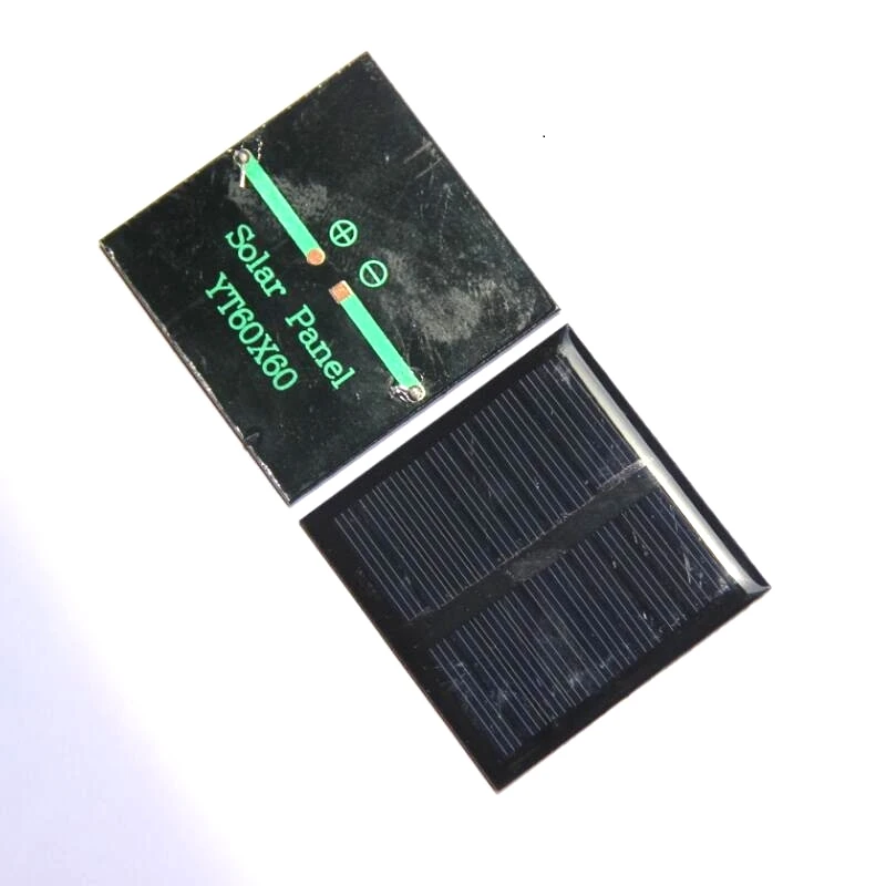 Wholesale 500PCS 0.45W 5V Mini Solar Cell Small Size Solar Panel DIY Solar Charger Solar Toy Educational Plate 60*60MM