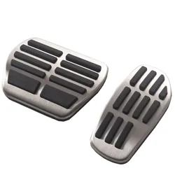 Sport stainless steel Fuel Brake Footrest Pedal MAT for Renault Clio duster scenic 3 Talisman megane Espace