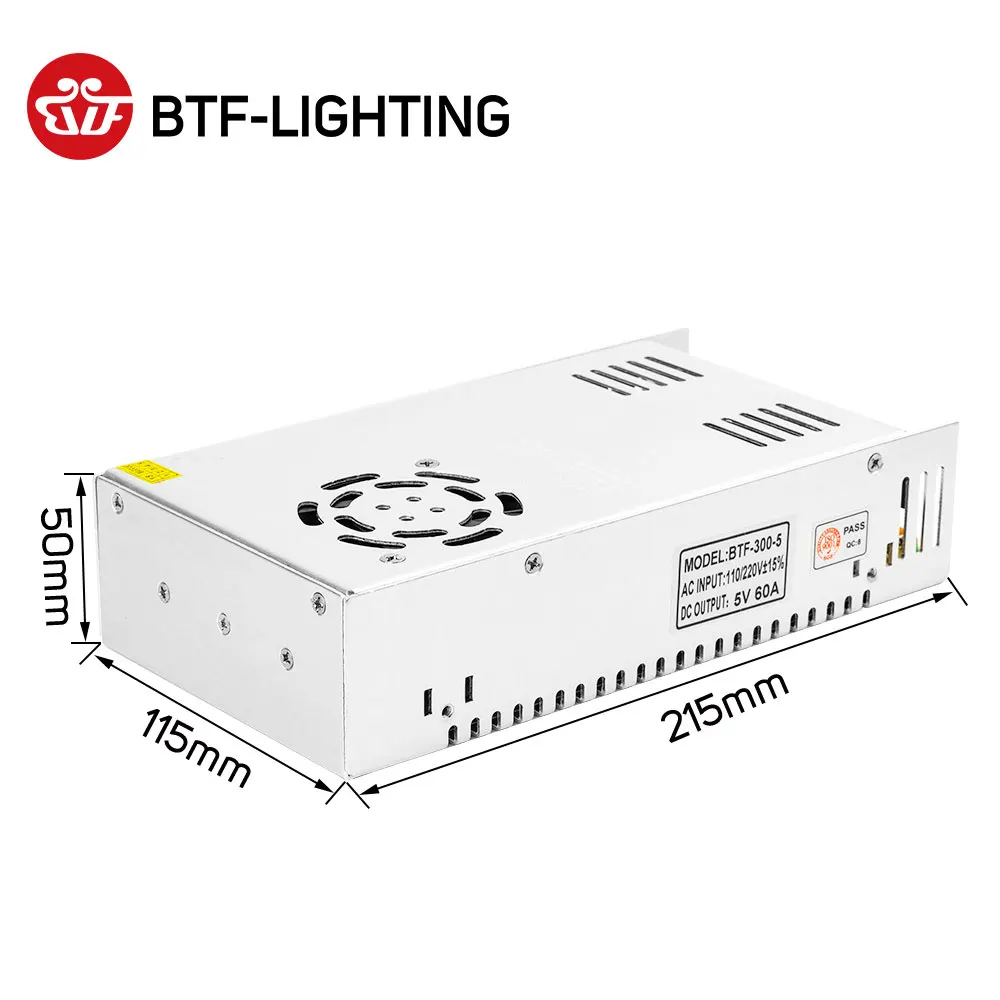 DC5V 2A 3A 4A 5A 8A 10A 12A 20A 30A 40A 60A Schakelaar LED Voeding Transformers Adapter WS2812B WS2801 SK6812 SK9822 LED Strip