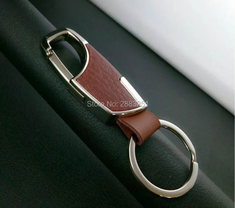 Car Styling Fashion Leather Key Chain Key Ring For saab key 9-3 9-5 emblem 93 evening dress 95 900 9000 tech 2 tool accessories