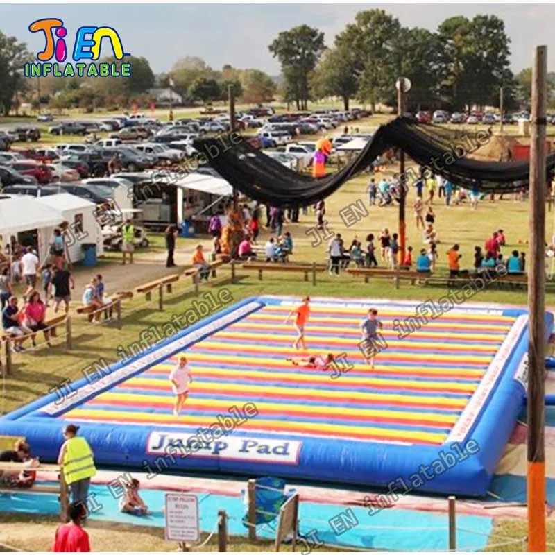 

12x6m Giant Inflatable Jump Pad for Sale Candy Air Mattress Bouncy Jumping Pillow Sport Game