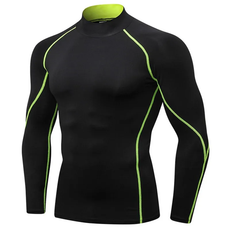 

Running Sport T Shirt Men Quick Dry T-shirt Tops Sportswear Fitness Long Sleeve RashGuard Jogging Bodybuilding Clothing Workout