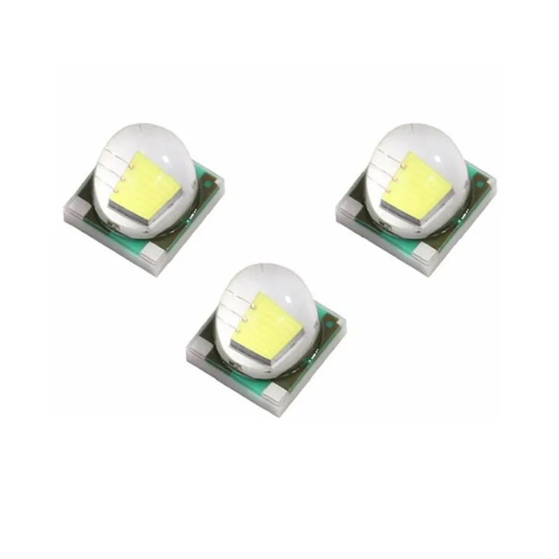 10 sztuk 6W chip LED SMD 5050 chip XML T6 zimny biały 7000-8000K latarka z koralikami dużej mocy/samochód/rower/reflektor podłoże ceramiczne