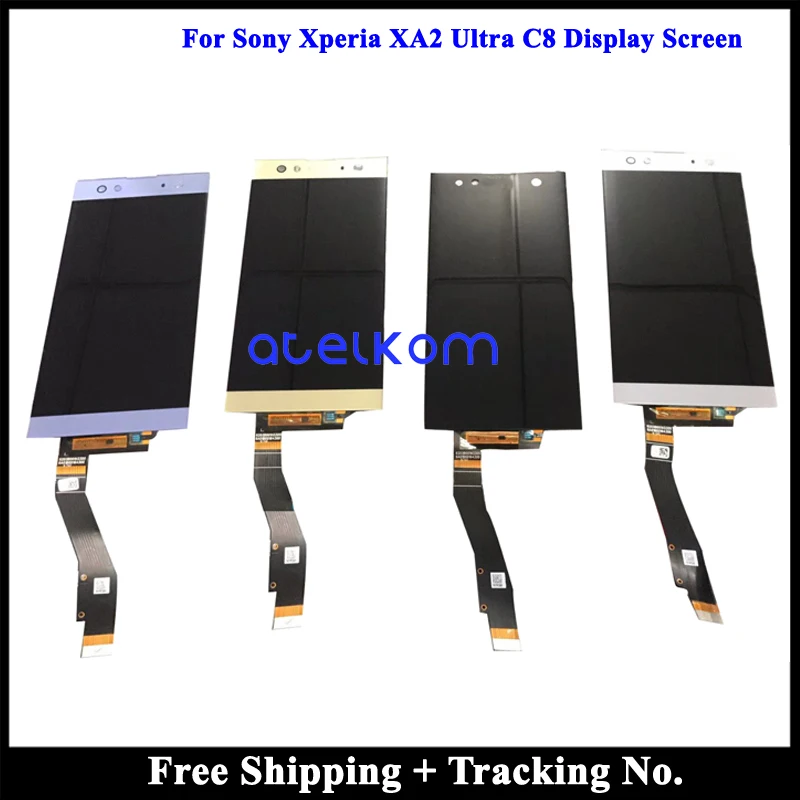 100% tested Grade AAA For Sony Xperia XA2 Ultra C8 LCD Display For Sony Xperia C8 XA2 Ultra Screen Touch Digitizer Assembly