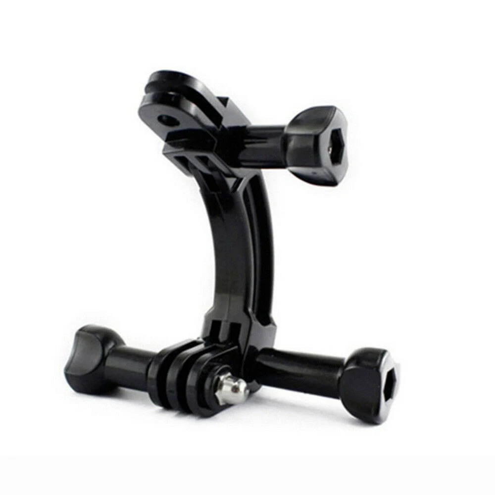 Parafuso curvo de extensão para capacete, parafuso rotativo de conexão para gopro hero 6 5 4 3 + sjcam sports, acessórios para câmera