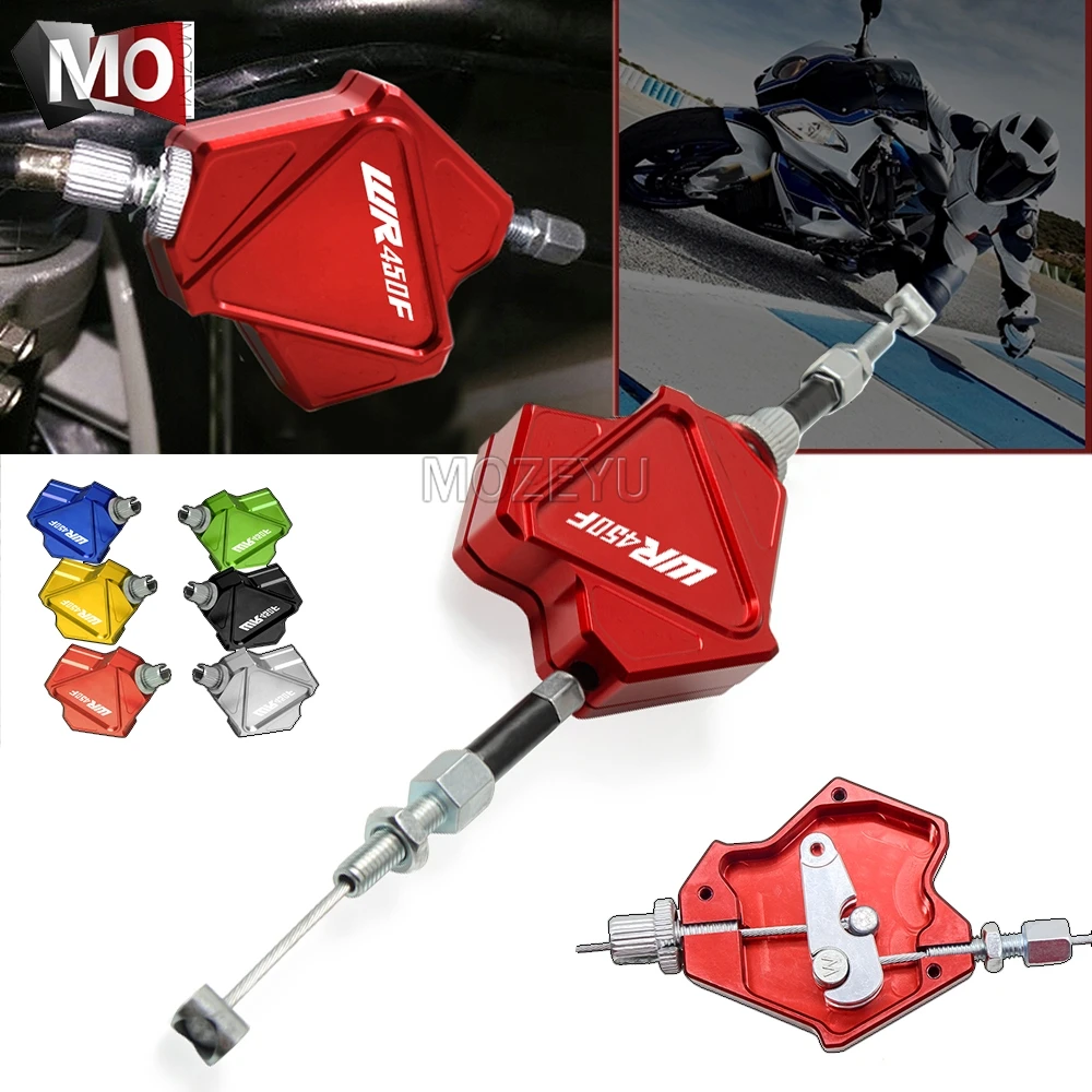 

Motorcycle CNC Aluminum Stunt Clutch Lever Easy Pull Cable System For YAMAHA WR450F WR 450F 450 WR450 F 2001-2018 2017 2016 2015