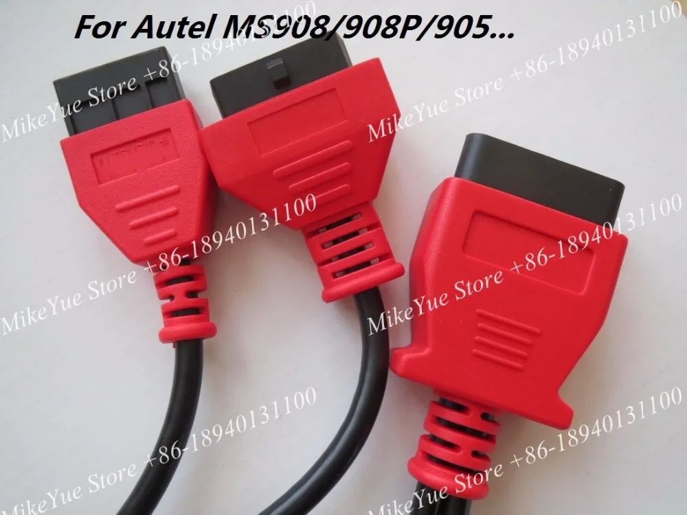 for Autel For MITSUBISHI for HYUNDAI -12+16 Pins MaxiSys Pro MS906 MS906BT MS906TS MS908S Pro Mini MaxiCOM MK908P OBD I Adapters