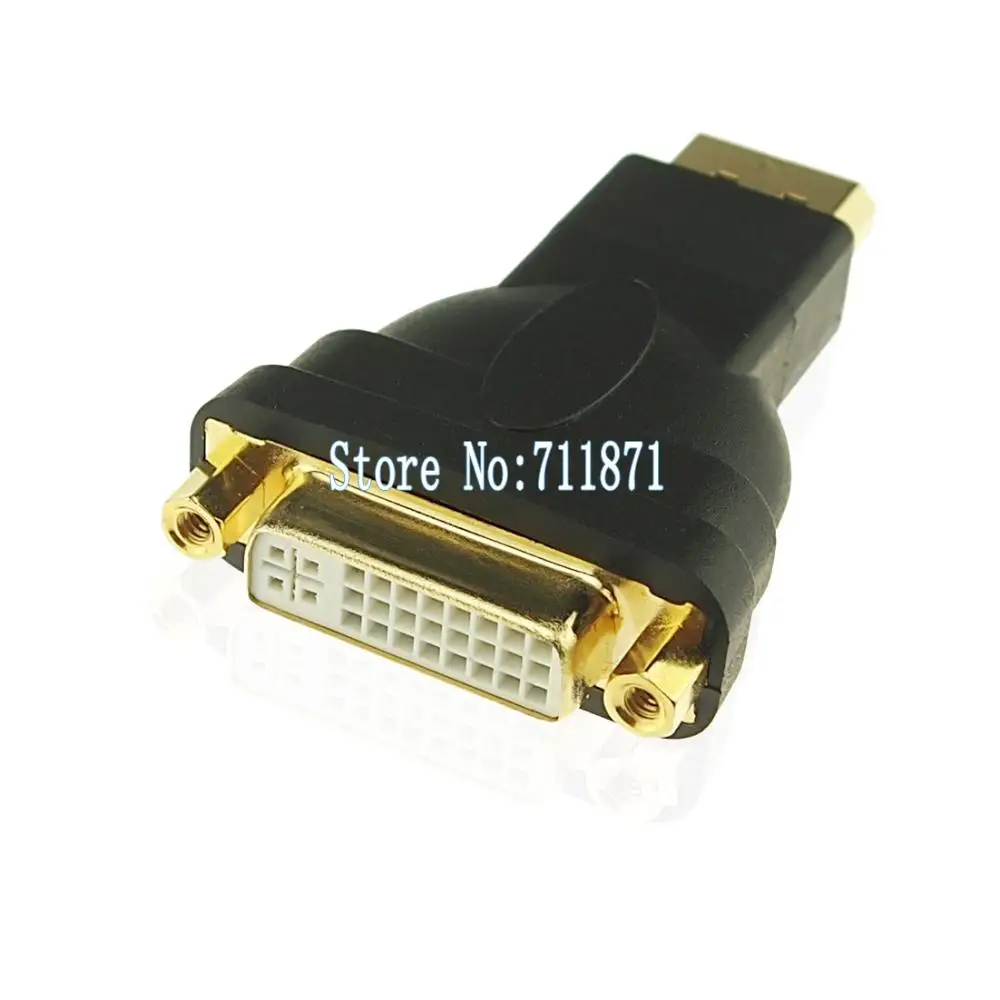 Адаптер DisPlayPort-DVI DisPlayPort DP Male-DVI 24 + 5 гнездовой разъем Display port Male-DVI 24 + 5 гнездовой видео конвертер