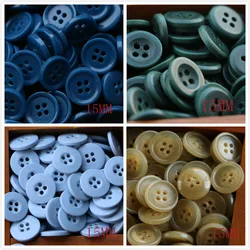 10PCS 15MM  Buttons Lot for Sewing Fasteners Scrapbooking and DIY Handmade Craft with Different Color and Style