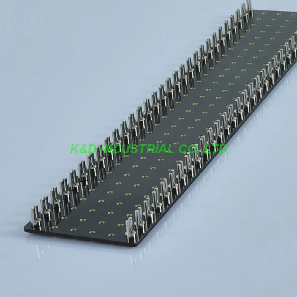 1pc Turret Tag Board Terminal Strip For Hifi Vintage Guitar Audio AMP DIY 60 Lug Black