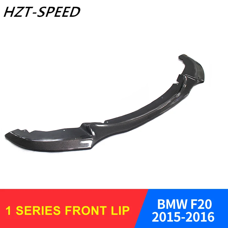 2015 - 2016 Car Protector Bumper F20 Carbon Fiber Front Lip for BMW 1 Series M135 MT Car Front Lip