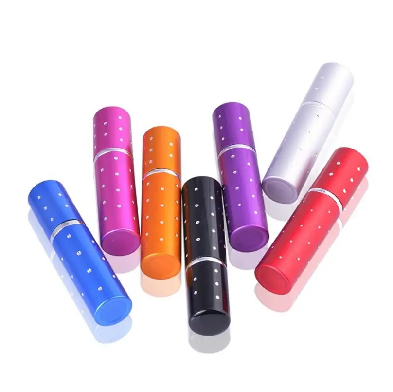 10ml Mini Aluminum Perfume Bottle 10CC Fashion Portable Atomizer Spray Parfum Container LX1306