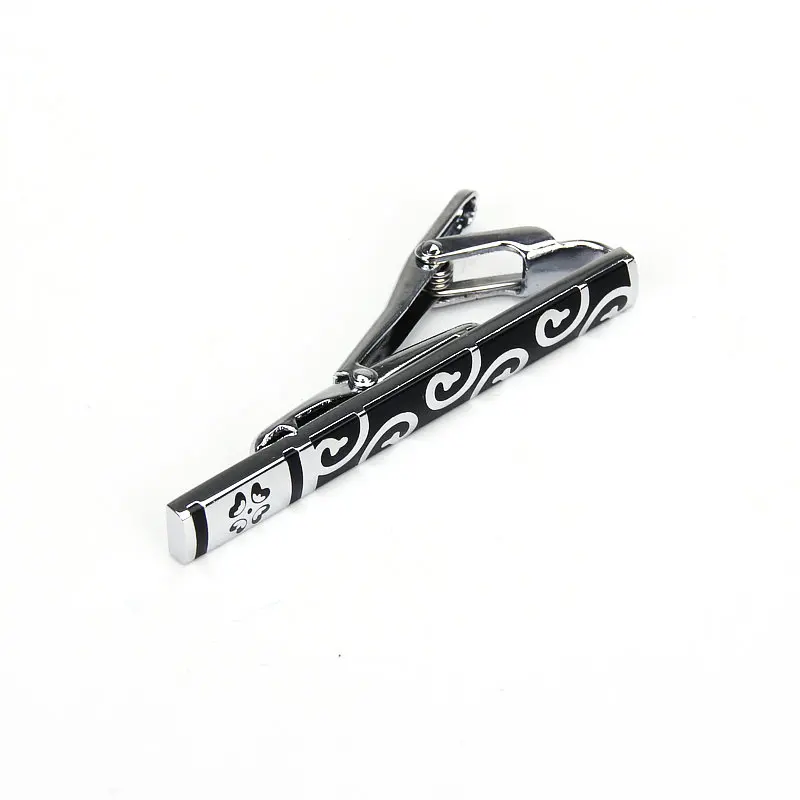 Fashion Man Tie Clip For Men Classic Metel Tie Clips Copper Ties Bar High Quality Enamel Tie Collar Pin Crystal Business Corbata
