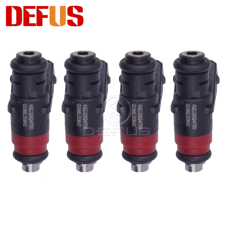 

DEFUS 4PCS Bico Fuel Injector Nozzle A2C32624700 875cc 80lb for Chevy Camaro C-orvette P-ontiac G8 EV1 High Impedence New Short