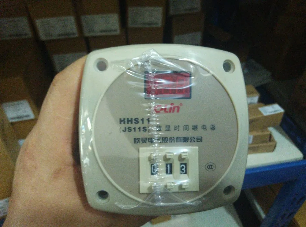 Новая версия оригинальное Аутентичное реле времени C-Lin HHS11 (JS11S) T1 три 99,9 с AC380V