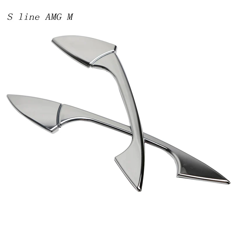 Car Styling Outer Door Bowl And Handle Protective Stickers Cover Trim for Mercedes Benz GLE W166 ML GL GLS X166 auto Accessories
