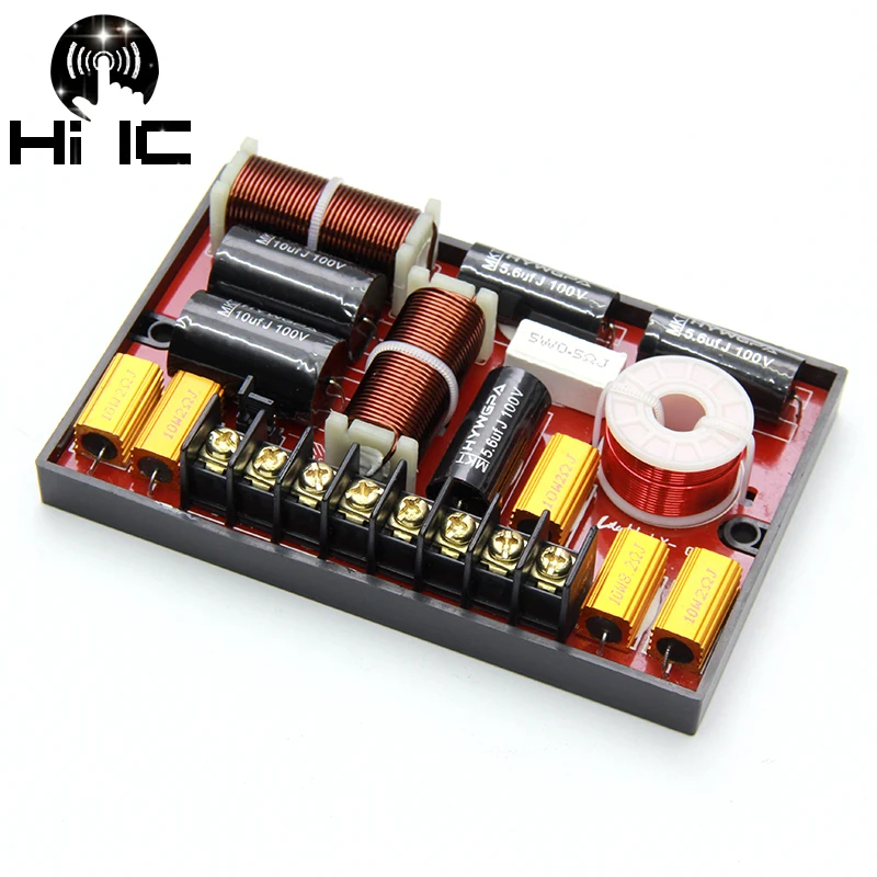 1Pcs/2Pcs Car speaker Car stereo Audio 120-150W 2 Way HiFi Audio Speaker Frequency Divider Stereo Crossover Filters