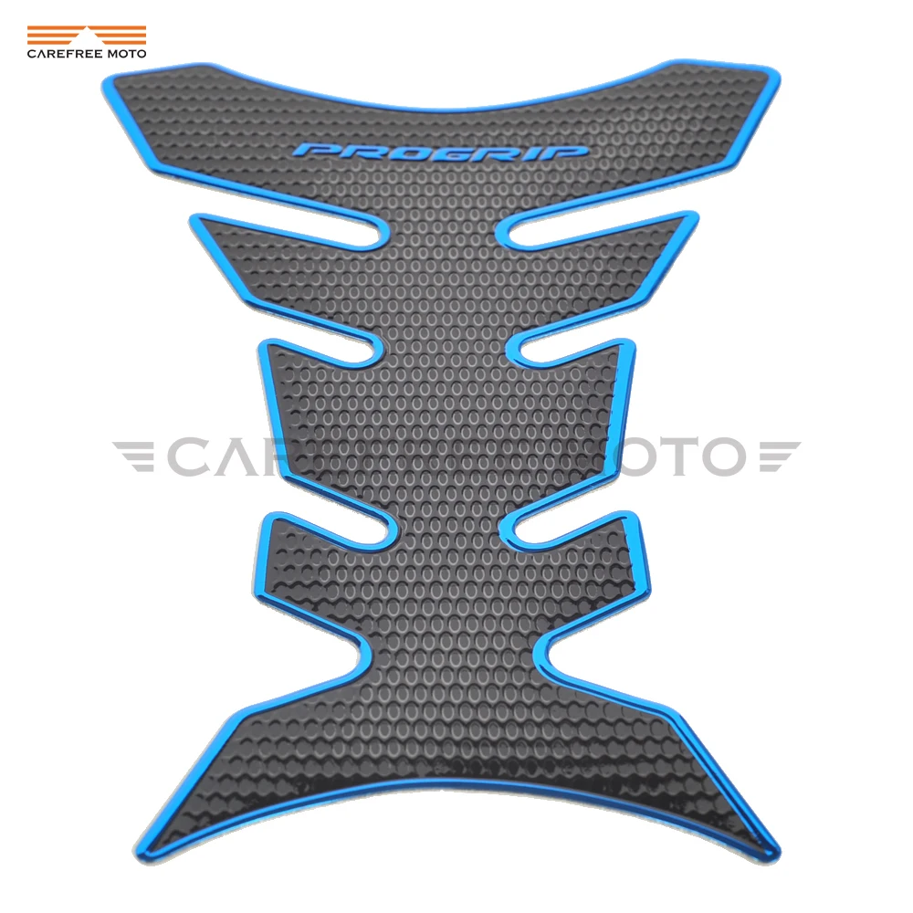 Pegatina de goma 3D para motocicleta, Protector de almohadilla de tanque de combustible de Gas, calcomanías, funda para Honda, Yamaha, BMW, Kawasaki, Suzuki