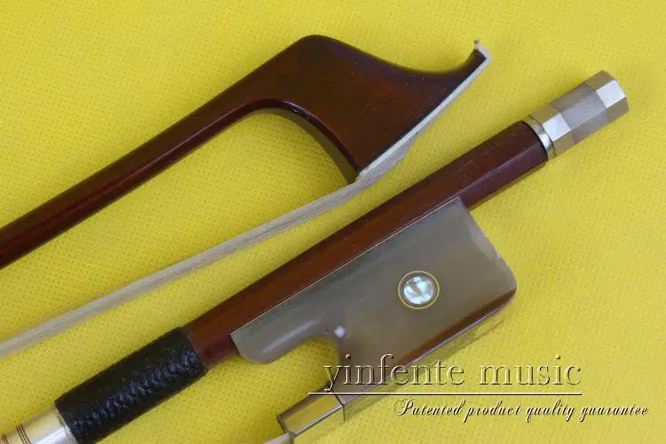 

ONE new High Quality 4/4 bass bow BA-109 # brazilwood OX f rog bass Bow