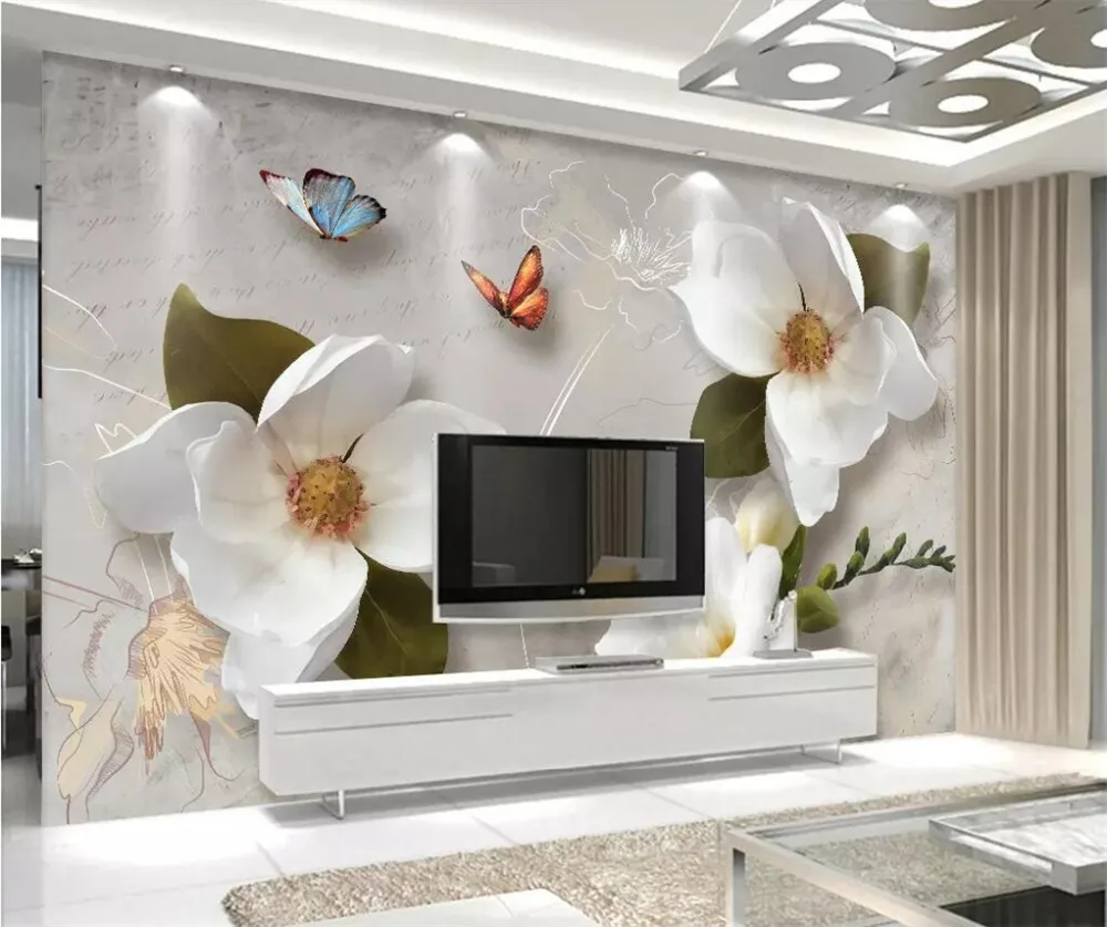 beibehang Custom wallpaper 3D European retro flower sofa TV background wall 5d decorative painting 8d papel de parede wallpaper