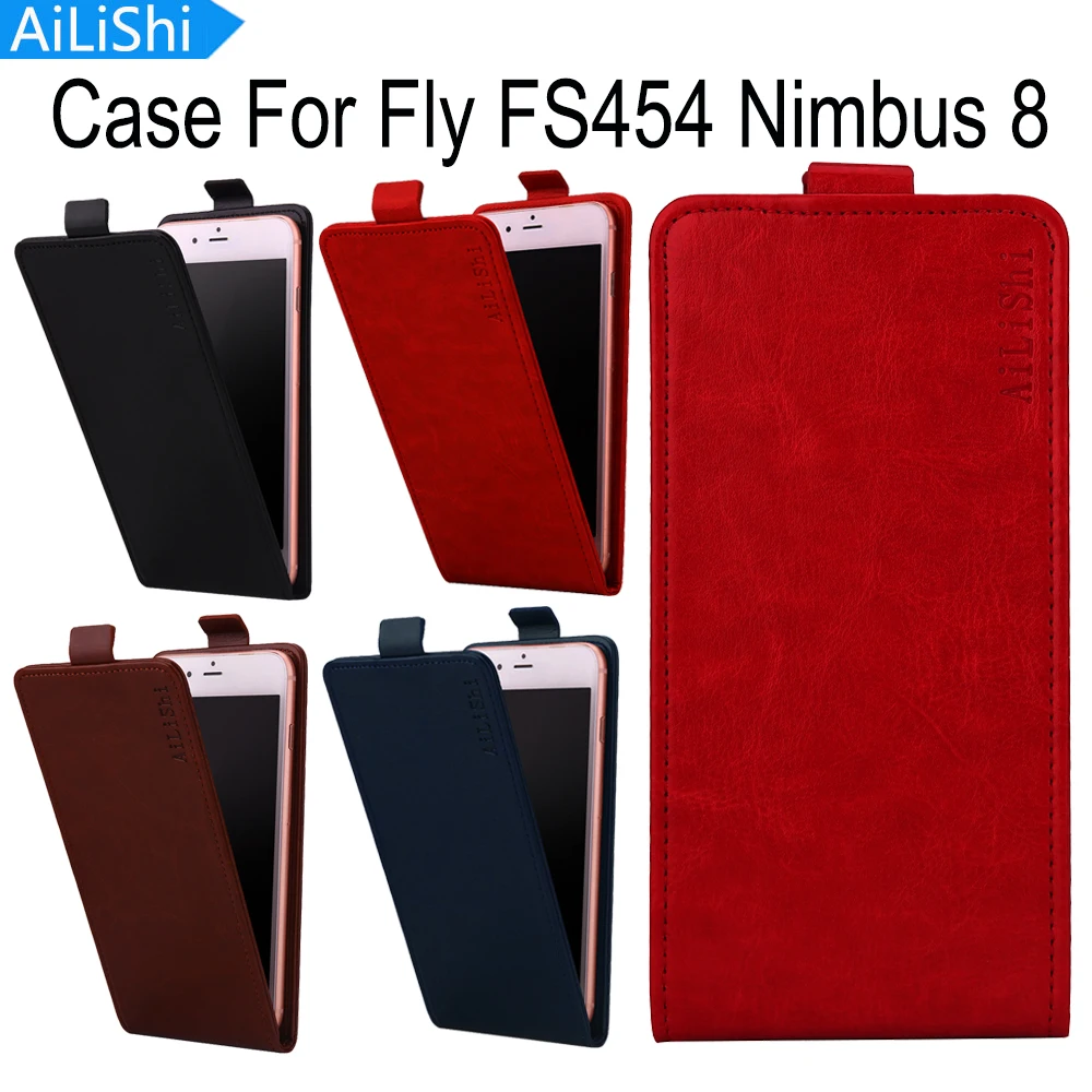 AiLiShi Top Quality Up And Down Flip Hot Sale PU Leather Case Protective Cover Skin Luxury For Fly FS454 Nimbus 8 Case In Stock