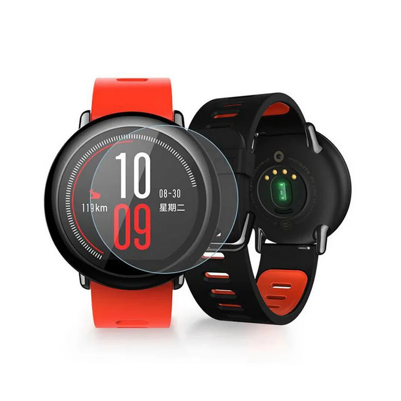 

Ультра прозрачная защитная пленка для Xiaomi Huami Amazfit Pace, спортивные умные часы, защитная пленка из закаленного стекла, крышка дисплея