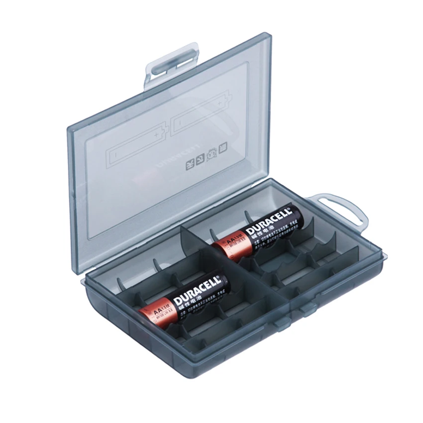 ポータブル硬質プラスチック製バッテリーケース,透明,バッテリー収納ボックス,サイズs/m/l