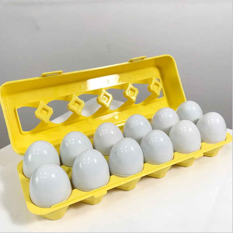 Kids Baby Count & Maths Eggs  Smart pairing egg box color shape pairing smart pairing egg puzzle toy Boxed