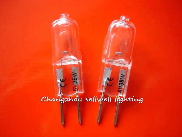 

JC 6V 35W G6.35 warm light (yellow) long life general E041 10pcs sellwell lighting 2025-02