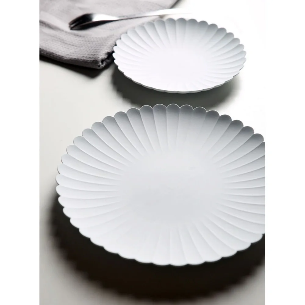 16.6CM/22.7CM Japanese Style Plates ceramic porcelain solid chrysanthemum plates tableware dinner dishes plates kitchen dining