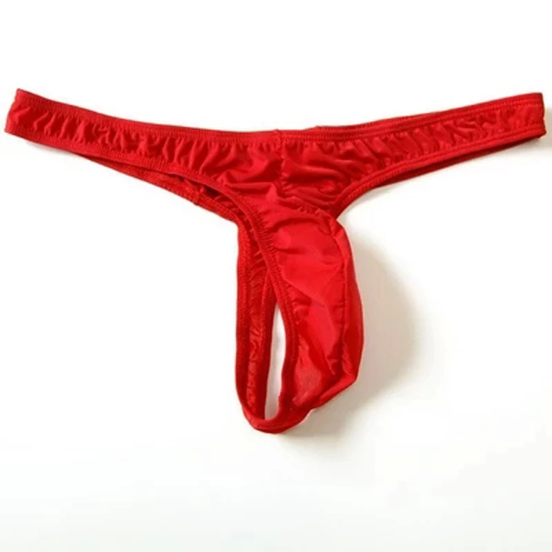 Sexy milk silk Soft Men Thongs and G Strings Penis Pouch Gay Underwear Bikini Sexy Gay Lingerie for Men String Erotic Panties