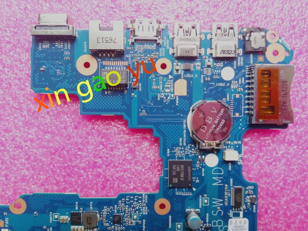 Original For HP 14-AM 14-AR 14-AQ Latop Motherboard 6050A2823001-MB-A02 858038-601 100% Test OK