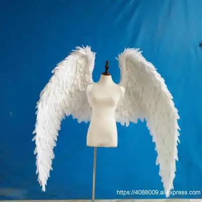 high quality adults' big angel wings cosplay in Men's Game costumes nice birthday party decoration props