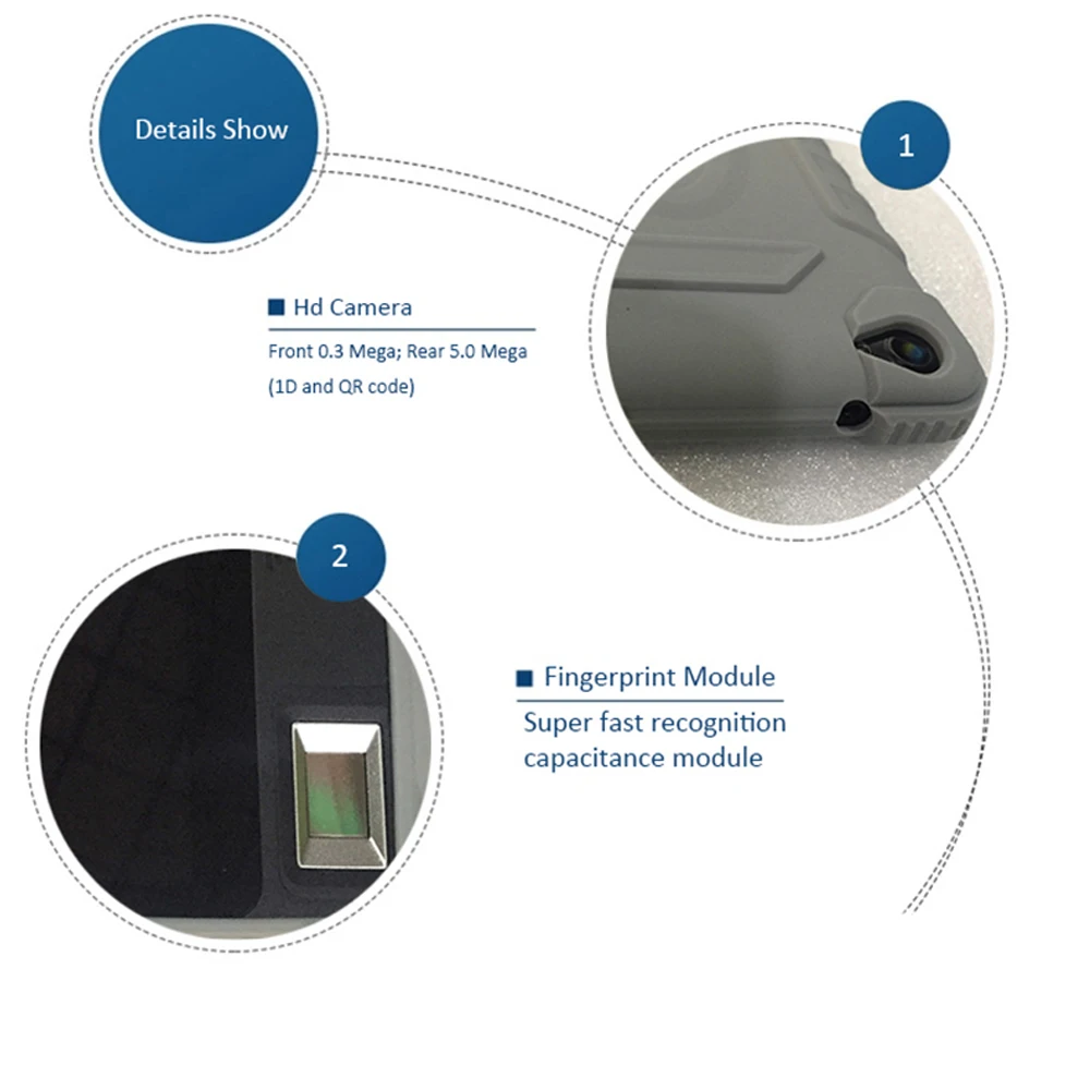 7 Inch Android Fingerprint Tablet With NFC Card Reader Portable Handheld Terminal Fingerprint Scanner Web Cloud Time Attendance