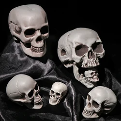 1PC Halloween Style All Size Human Skull Head Skeleton Photo Prop Home Party Decor Game Supplies Hanging Decor