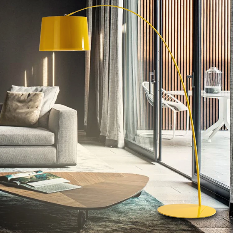 Postmodern tender seedling floor lamp atmosphere living room fishing lamp Nordic eye protection simple restaurant study lamp