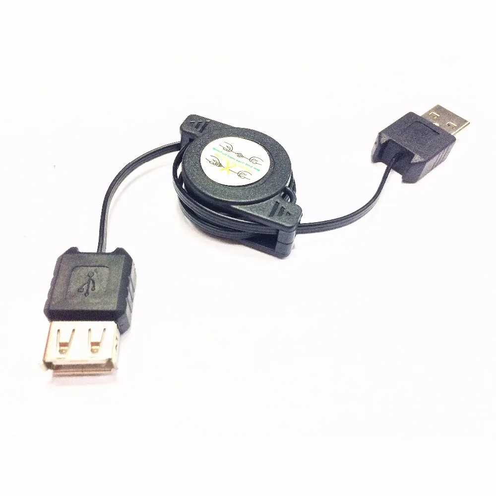 كابل تمديد USB قابل للسحب ، ذكر إلى أنثى ، للكمبيوتر المحمول