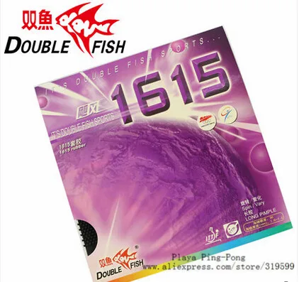 Double Fish 1615 long pips-out table tennis pingpong top sheet rubber without / with sponge