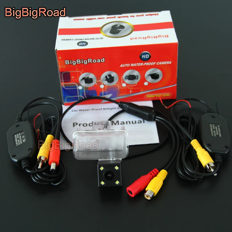 

BigBigRoad Car Rear View Backup Camera For Toyota Corolla Yaris L 2014 2015 Parking Camera Waterproof Night Vision