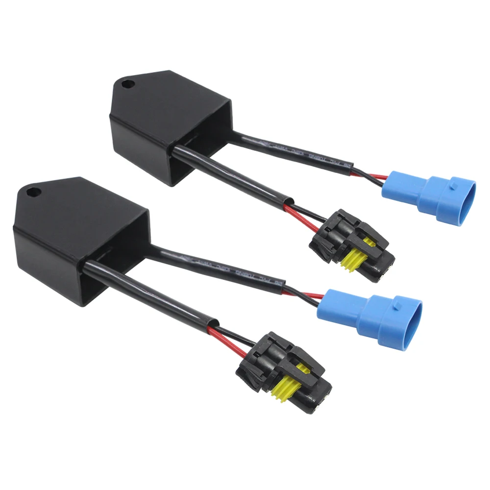 2 X HID Decoder Xenon Light Relay Capacitor Error Free Warning Canceller Load Resistor Canbus Decoder H1 H3 H4 H7 H11 9005 9006