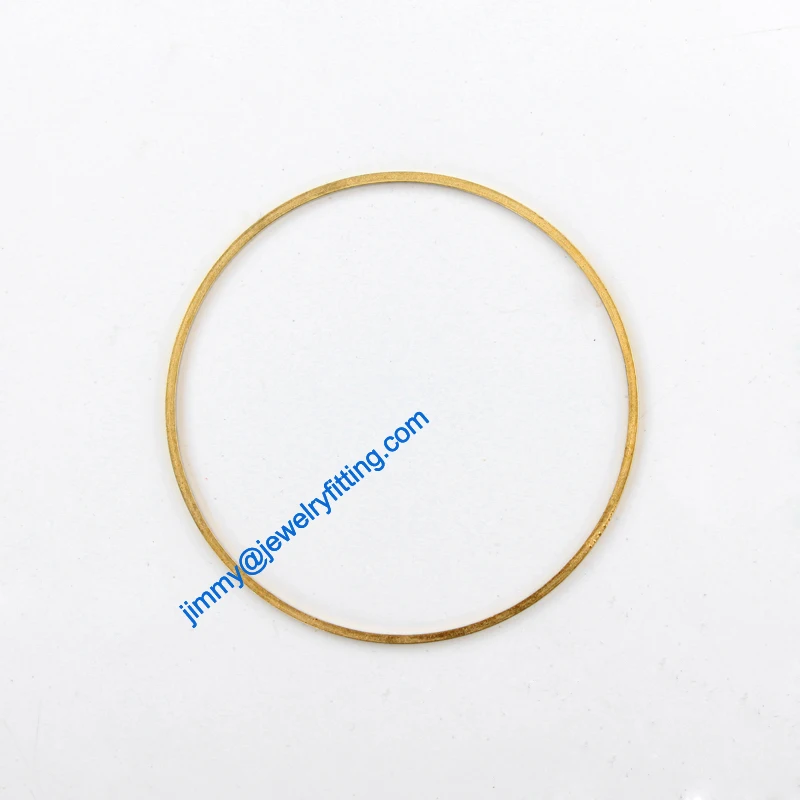 

1000PCS Raw Brass Circle 45*1*1mm copper Rings jewelry findings Conntctors Quoit