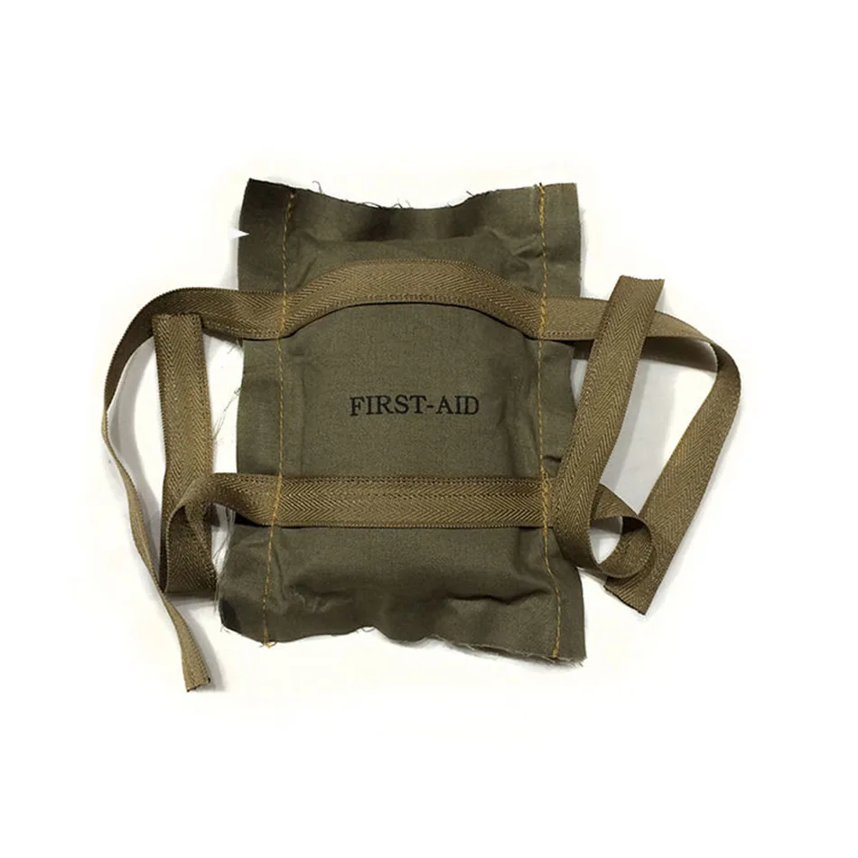 

Collection WW2 WWII US Military Army Trooper Soldier First Aid Kit Bandage Medic Gear-US25