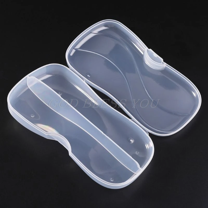 Portable Transparent Plastic Tableware Case Spoon Fork Storage Box Cutlery Organizer Travel Drop Shipping