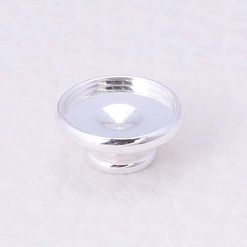 

10 Pcs Wholesale 925 Silver Plated Empty Jewelpop Base