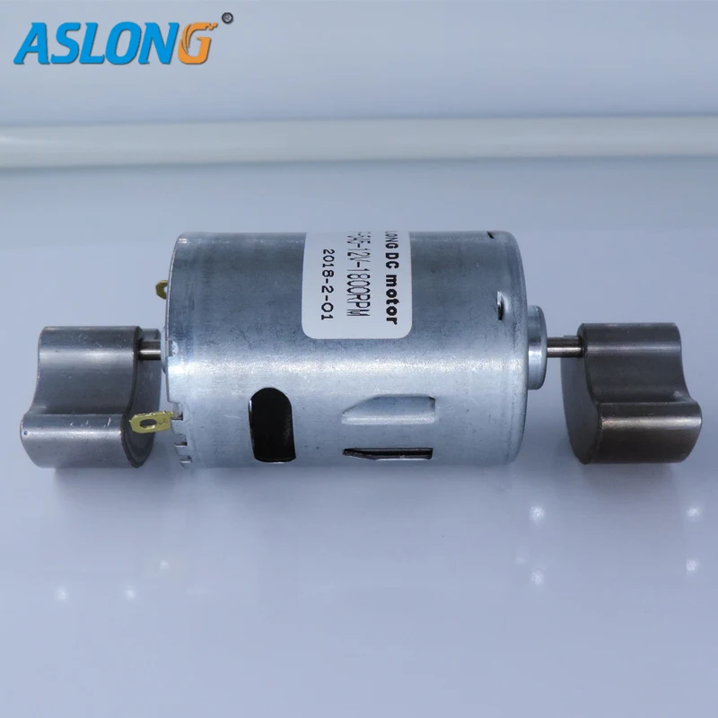 RF-545 high vibration motor for Massage chair  double vibrating motor  24v dc motor12v  DC MOTOR Dual 33mm vibration block .