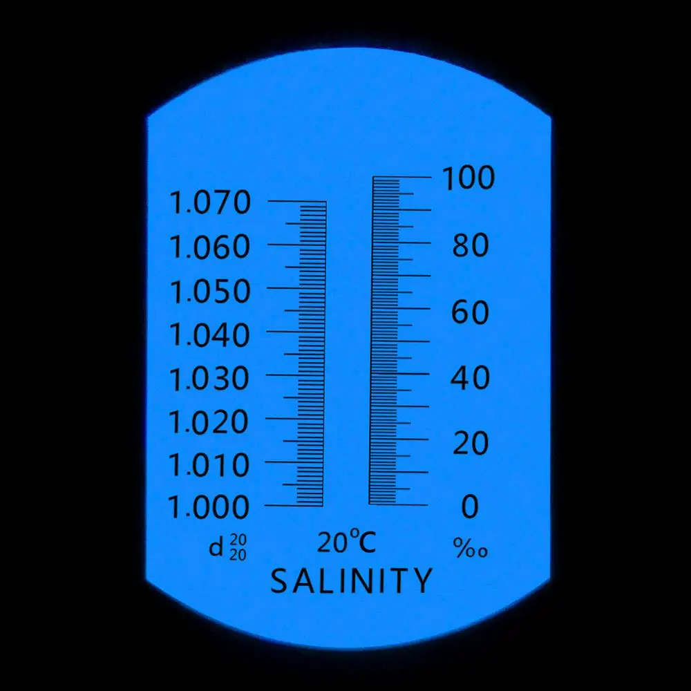Yieryi-Compteur de salinité d'eau de mer, réfractomcirculation avec sac noir, concentration en oxyde de sodium combiné, déterminer de 0 à 100%