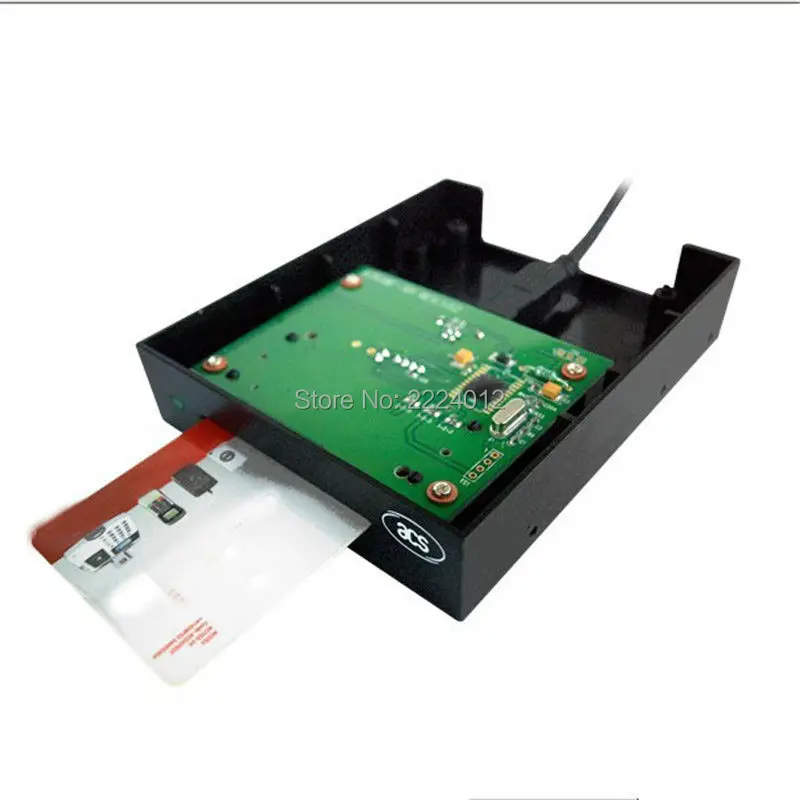 Contact Smart Floppy RFID Reader Writer # ACR39F Support ISO7816 A,B Card with SDK Kit +2PCS test Card