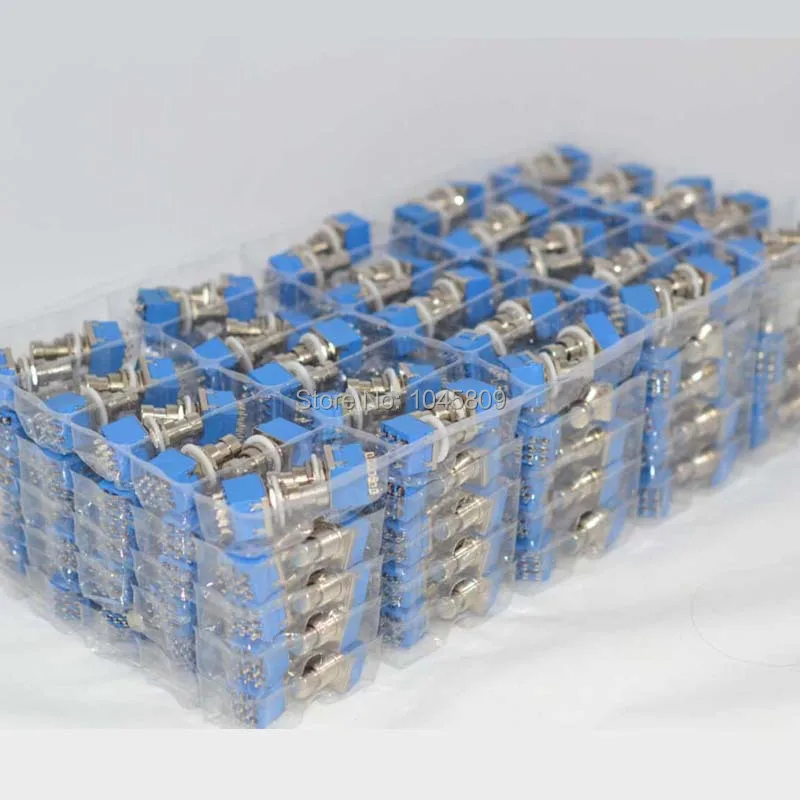 10 X 3PDT 9-PIN Guitar Effects Stomp Switch Pedal Box Foot Metal True Bypass Free Shipping